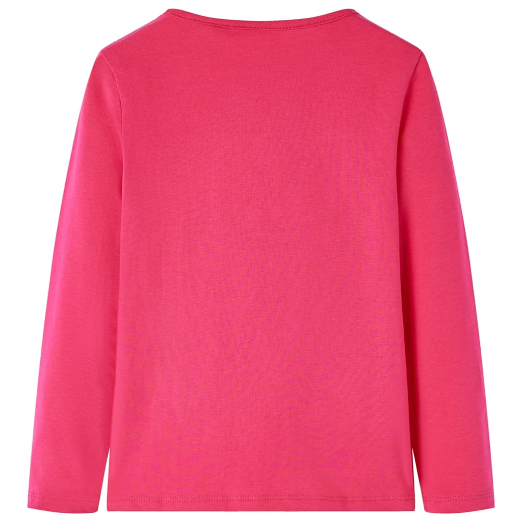 Kinder-Langarmshirt Dunkelorange 92