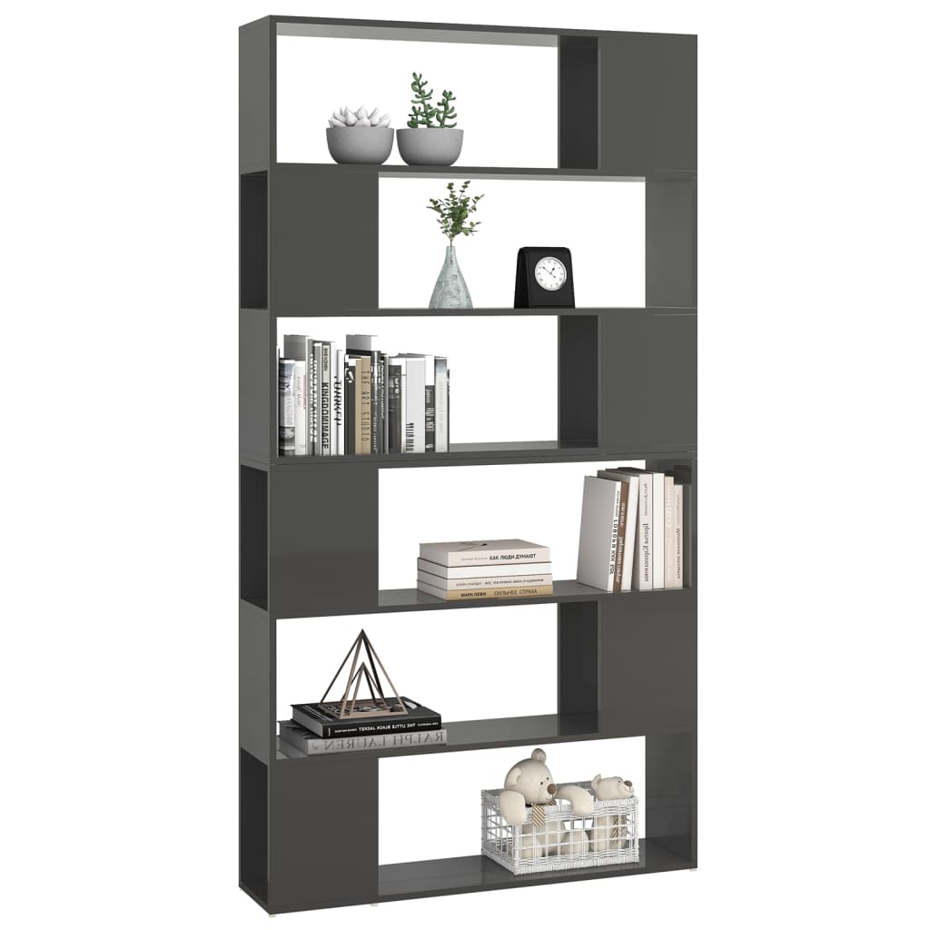 Bücherregal Raumteiler Weiß 100x24x188 cm