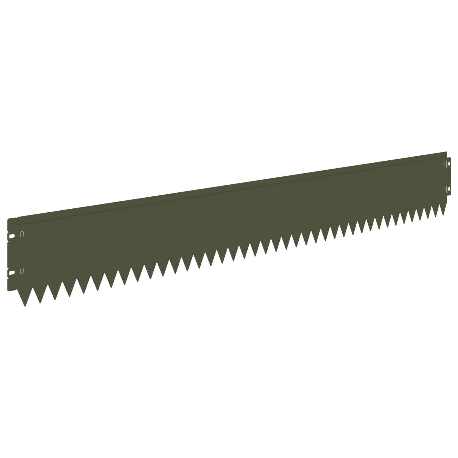 Raseneinfassung 10 pcs 103 x 10 cm Stahl Schwarz
