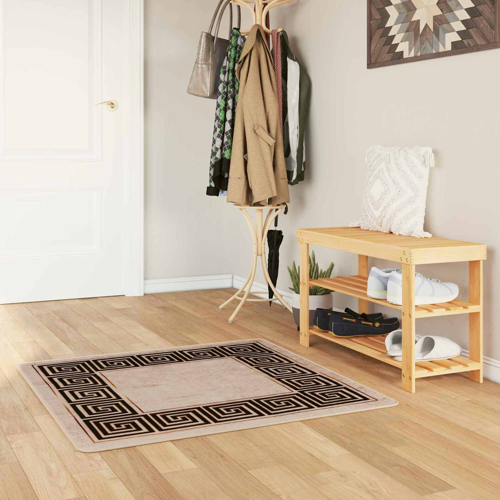Teppich Waschbar Mehrfarbig 160x230 cm