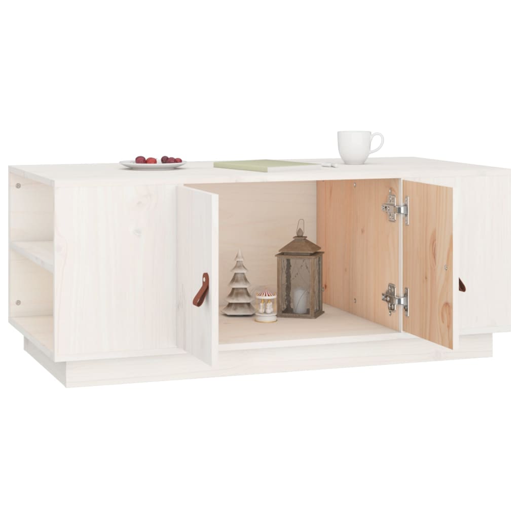 Couchtisch 100x50x41 cm Massivholz Kiefer