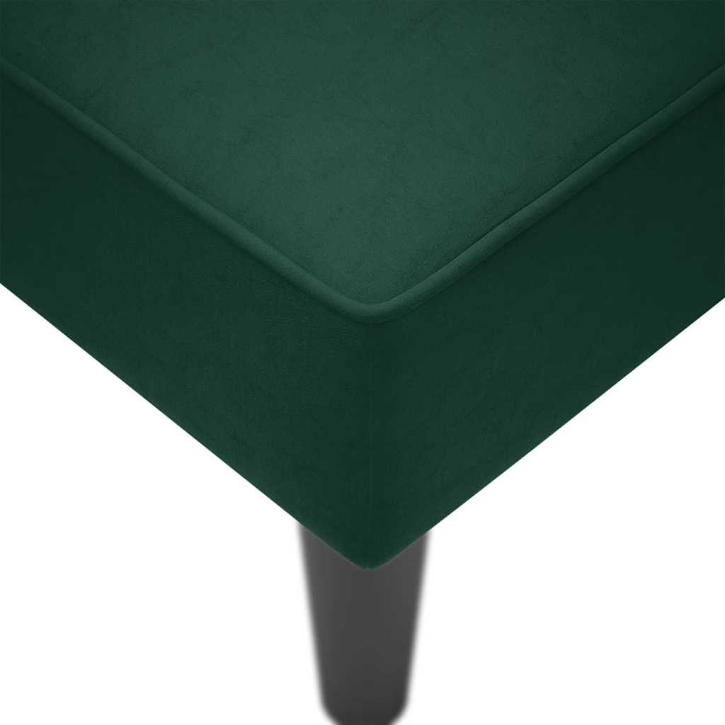 Chaiselongue mit Rechter Armlehne Blau Samt