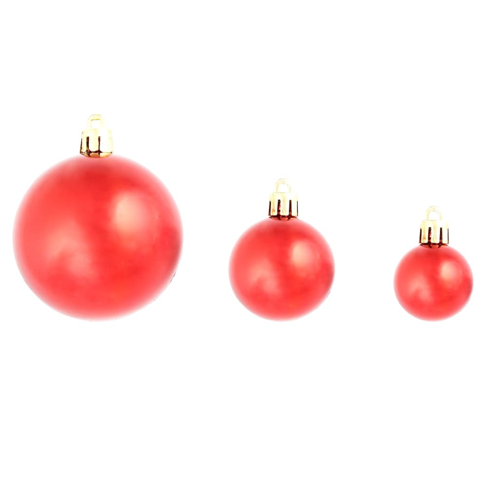 100-tlg. Weihnachtskugel-Set Weiß