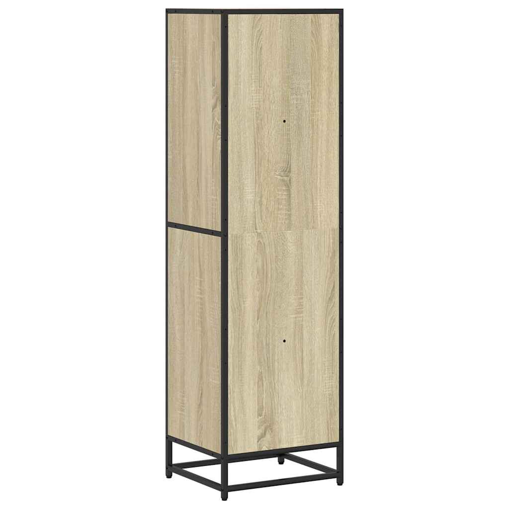 Bücherregal Schwarz 60x35x139 cm Holzwerkstoff