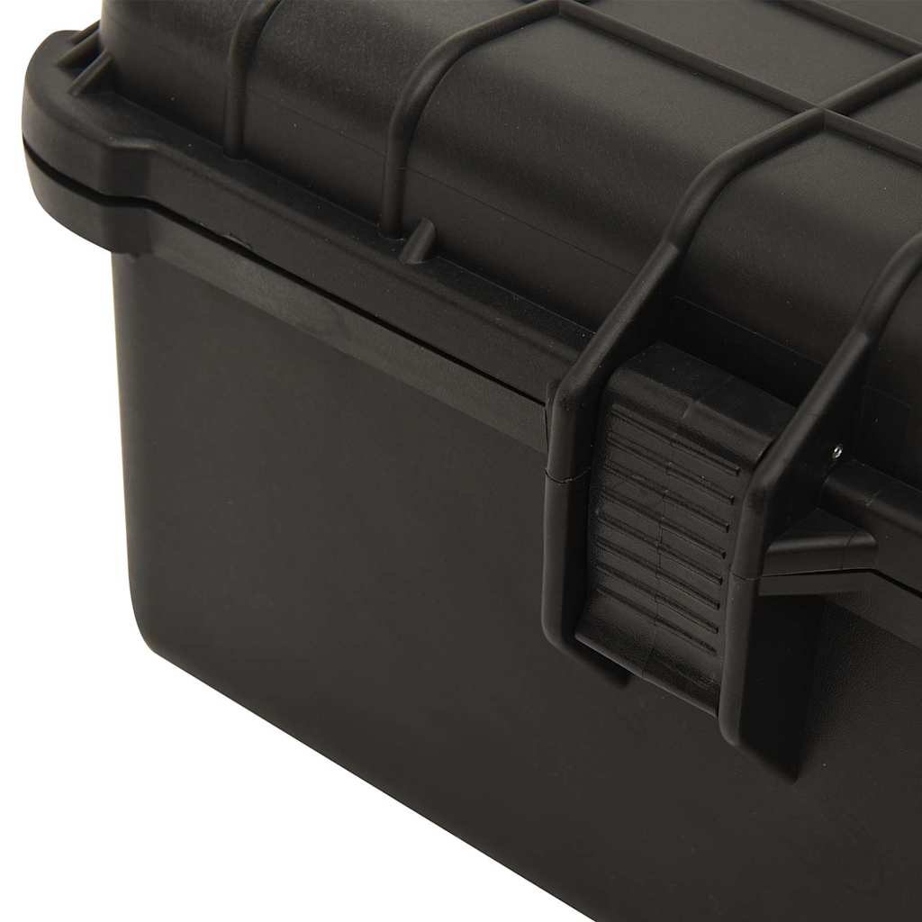 Koffer für Flugreise Tragbar Schwarz 46,5x21,5x17,5 cm PP