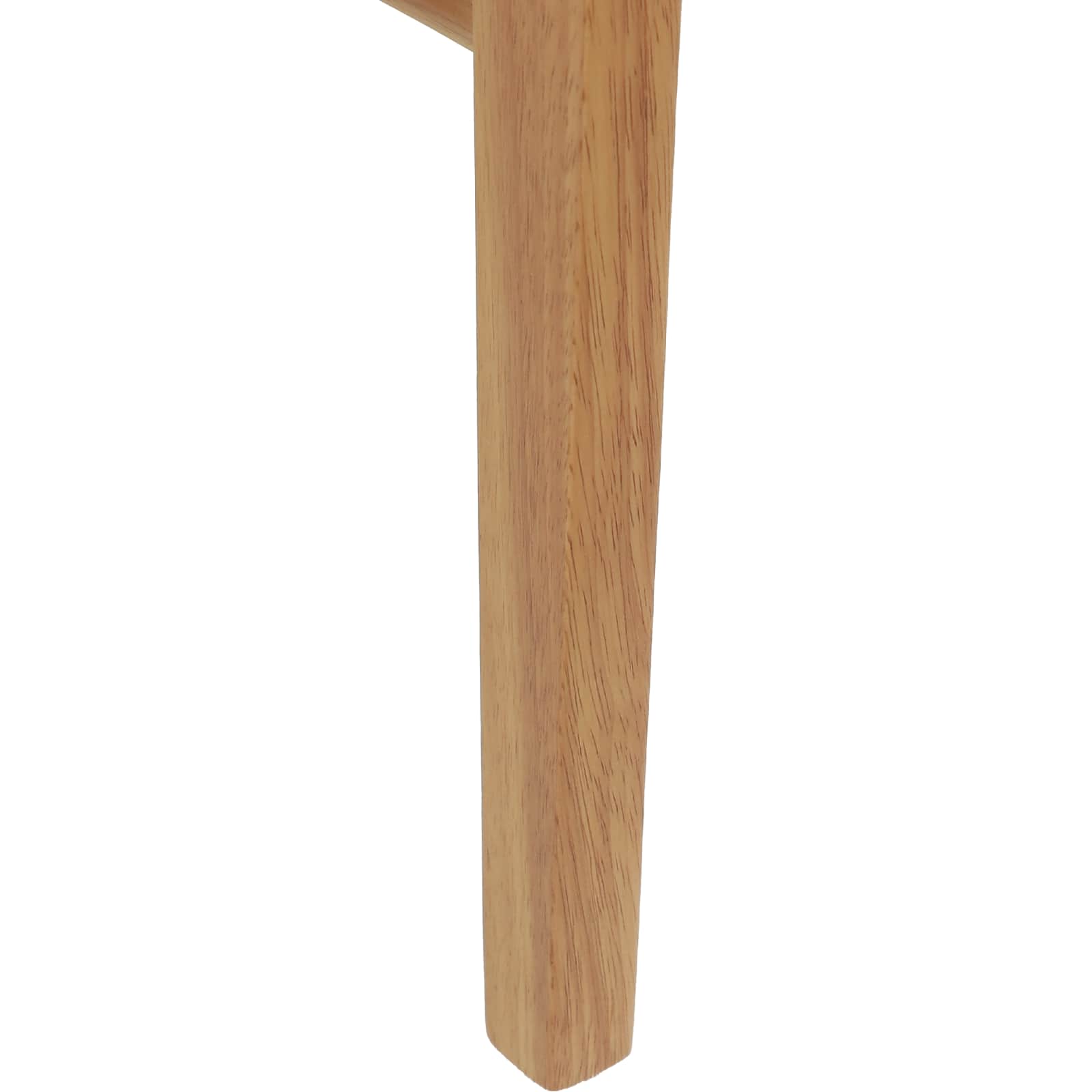 Esszimmerstuhl 2 pcs Hellbraun und hell Massives Gummiholz