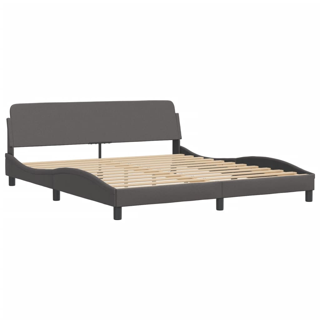 Bett mit Matratze "Dover" Schwarz 80x200 cm Kunstleder