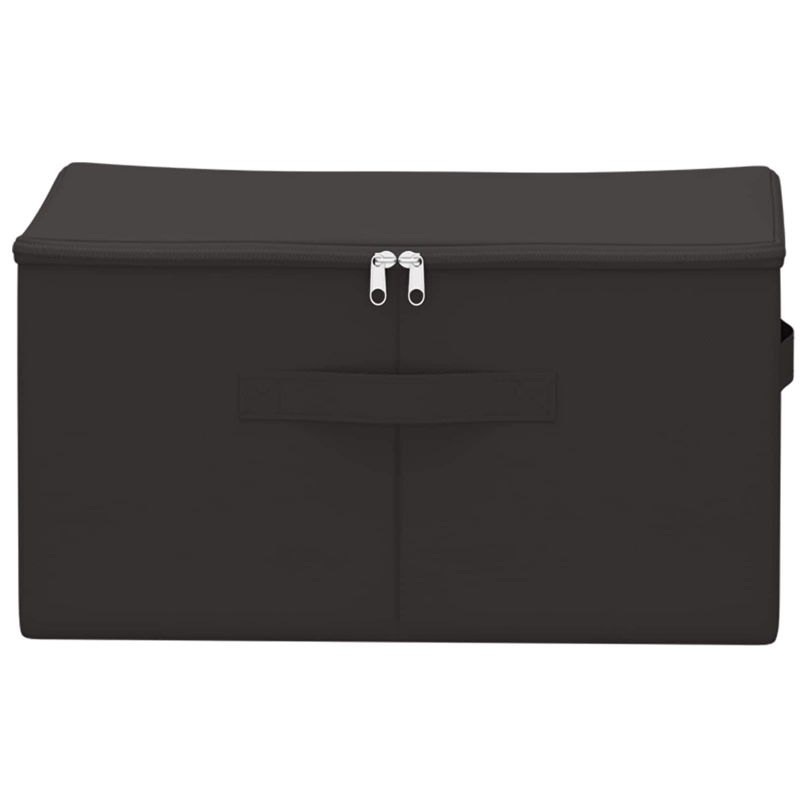 Aufbewahrungsbox Stoff 50x30x25 cm Anthrazit