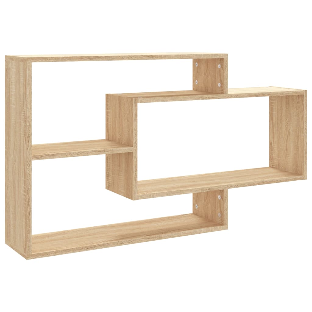 Wandregale Weiß 104x20x58,5 cm Holzwerkstoff