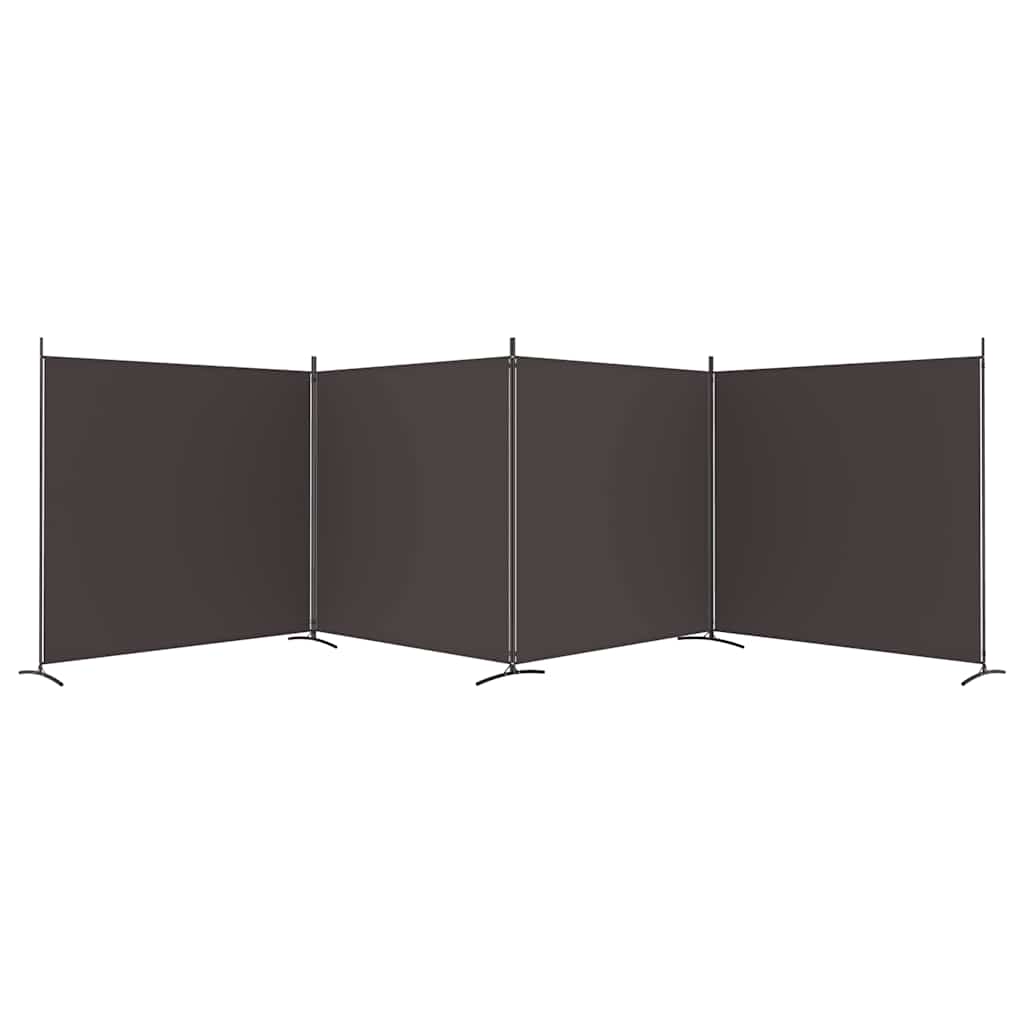 Einzel Panel Raumteiler Beige 175 x 180 cm Stoff