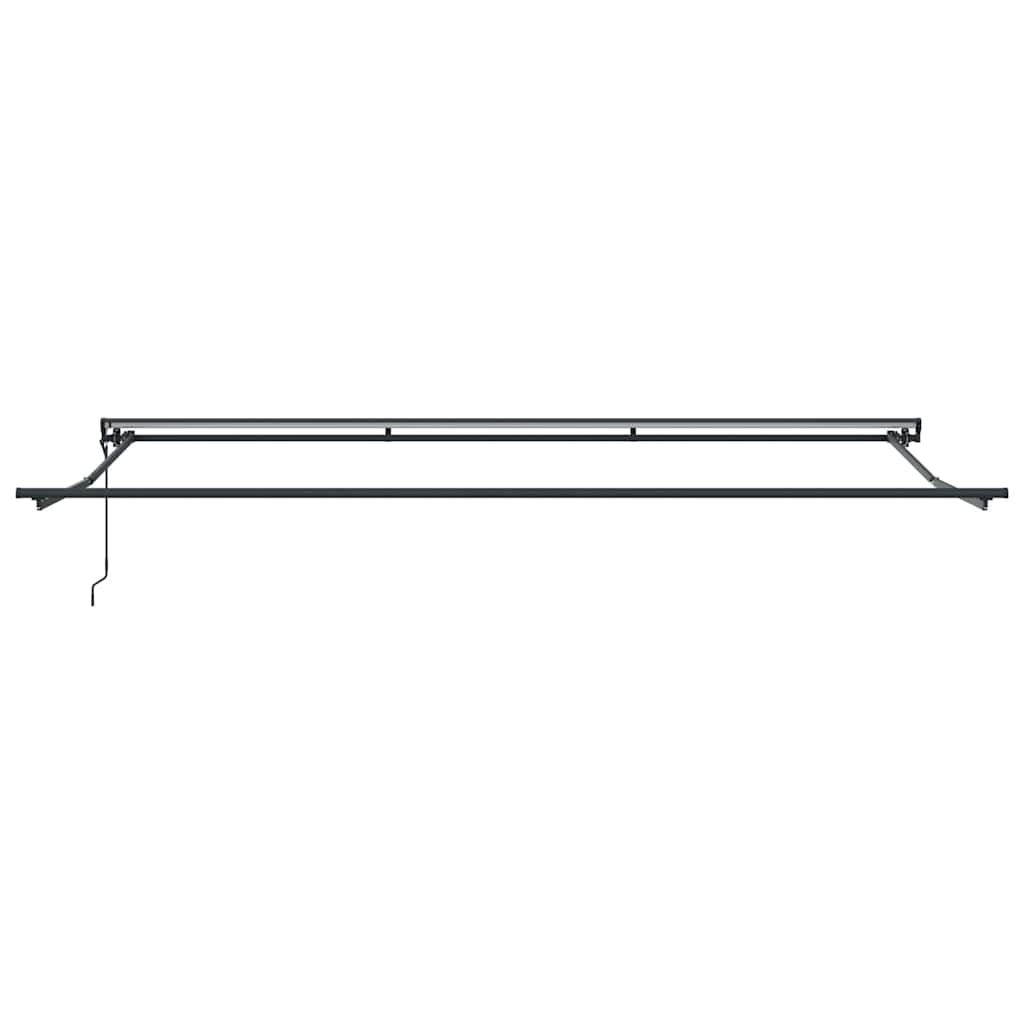 Markisenrahmen Verstellbar Weiß 2,5 x 2 m Stahl