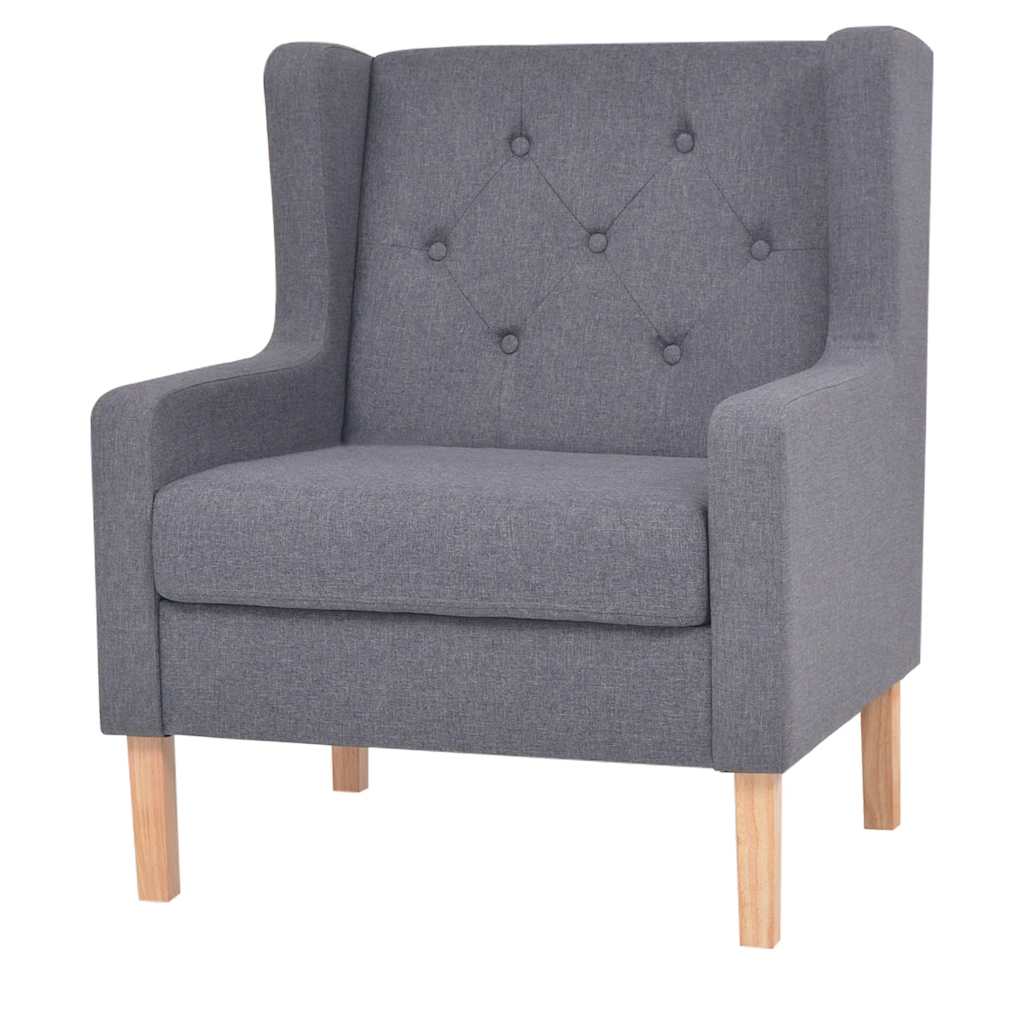 2-Sitzer Sofa Stoff Cremeweiß