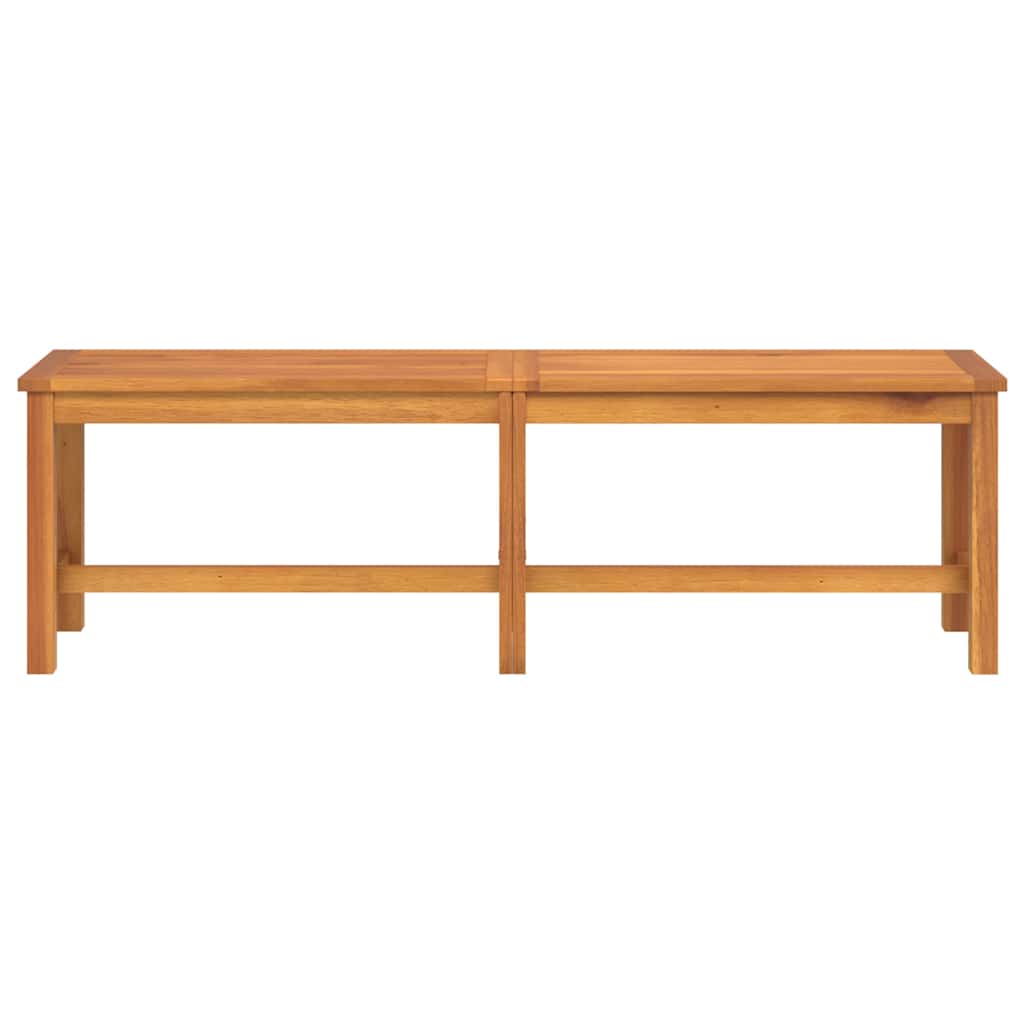 Gartenbank 110x35x45 cm Massivholz Akazie