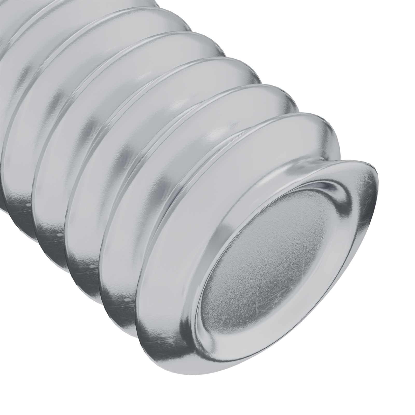 Schraube mit Sperre Uni 2 pcs Silber M6 x 12 mm Stahl