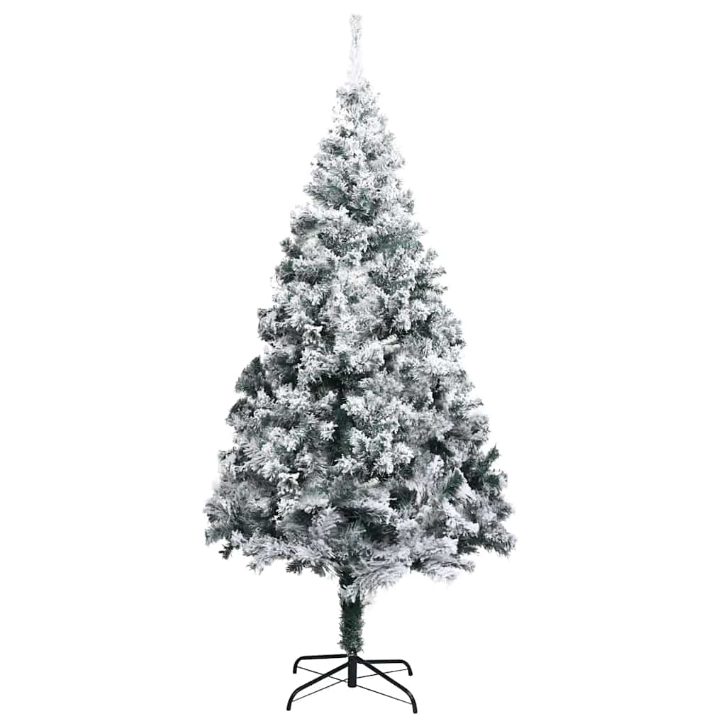 Künstlicher Weihnachtsbaum mit Dicken Zweigen Grün 150 cm PVC