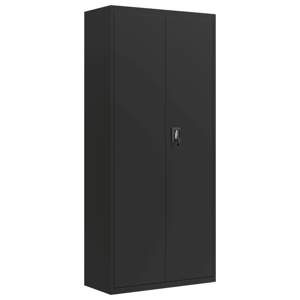Aktenschrank Weiß 90x40x110 cm Stahl
