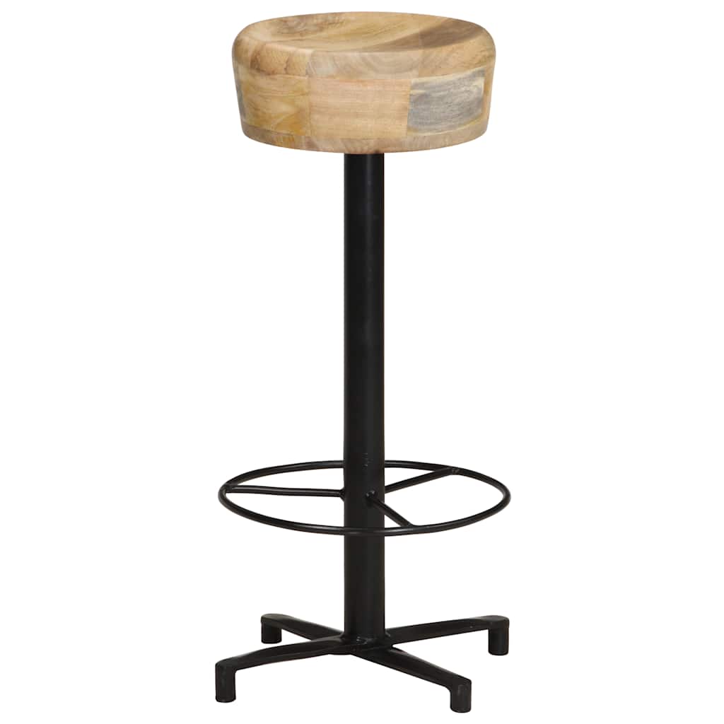 Barhocker 2 Stk. 52 cm Mango Massivholz