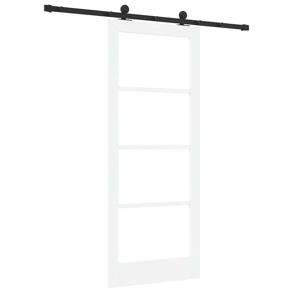 Schiebetür ORKDAL Natürlich und Schwarz 61 x 198,5 cm