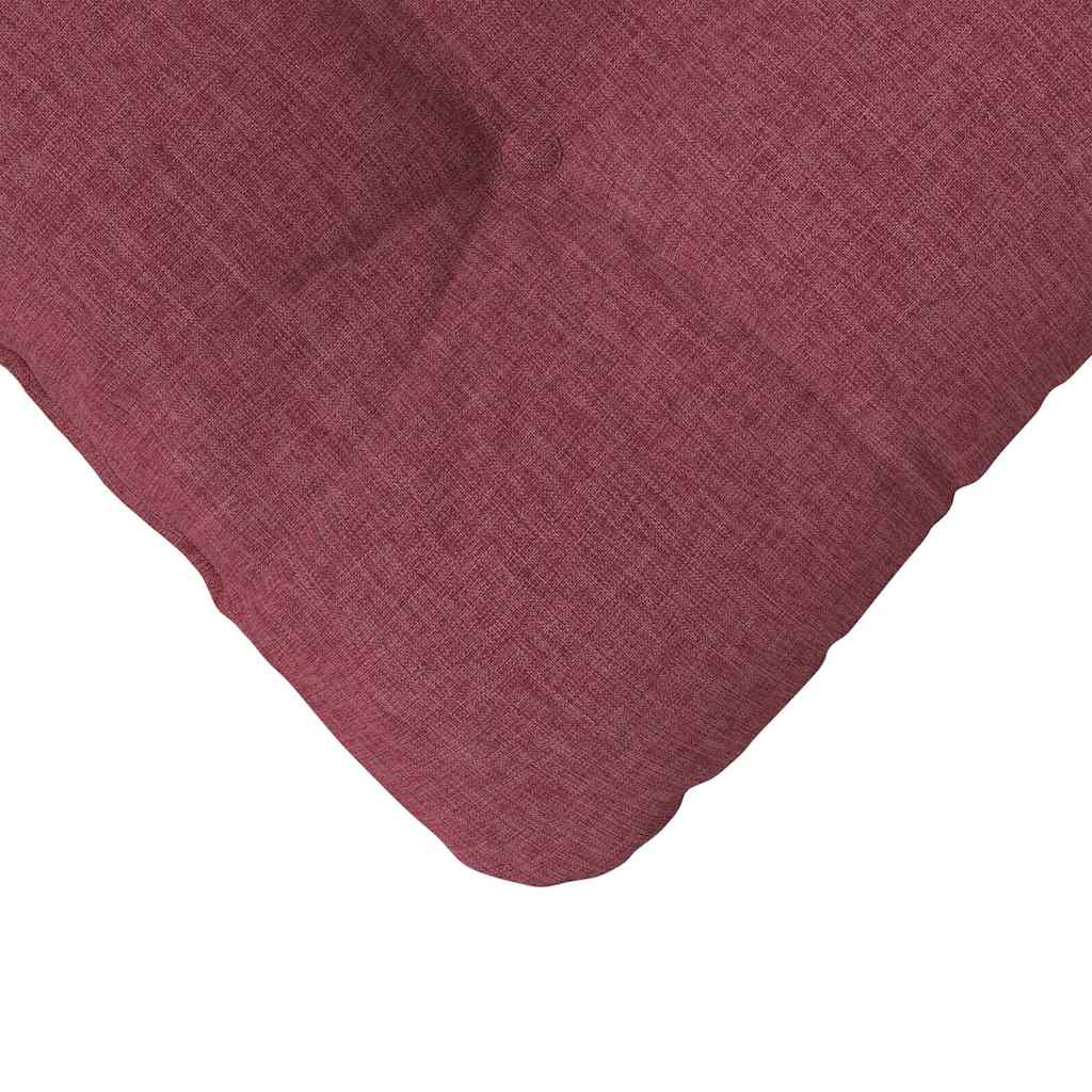 Sitzkissen 4 pcs Hellgrau 40 x 40 x 12 cm Stoff