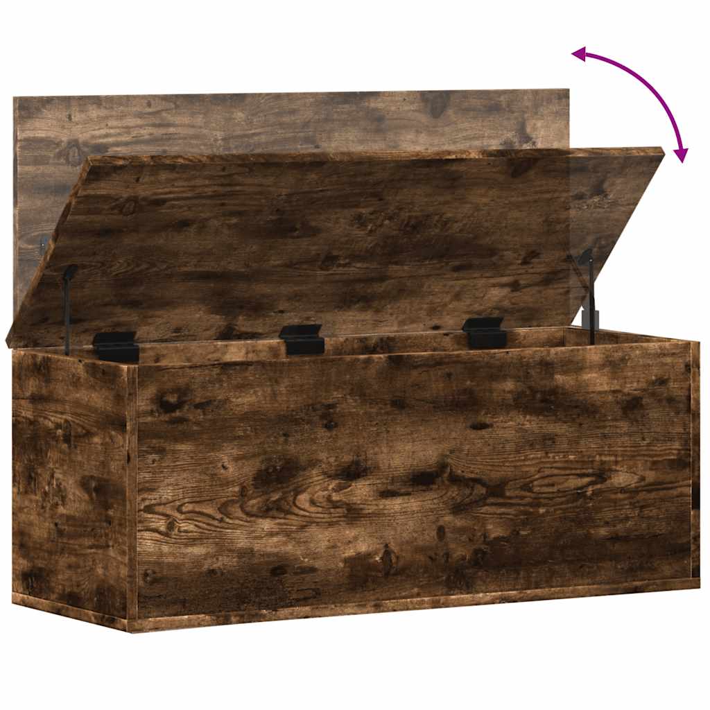 Aufbewahrungstruhe Weiß 84x42x46 cm Holzwerkstoff