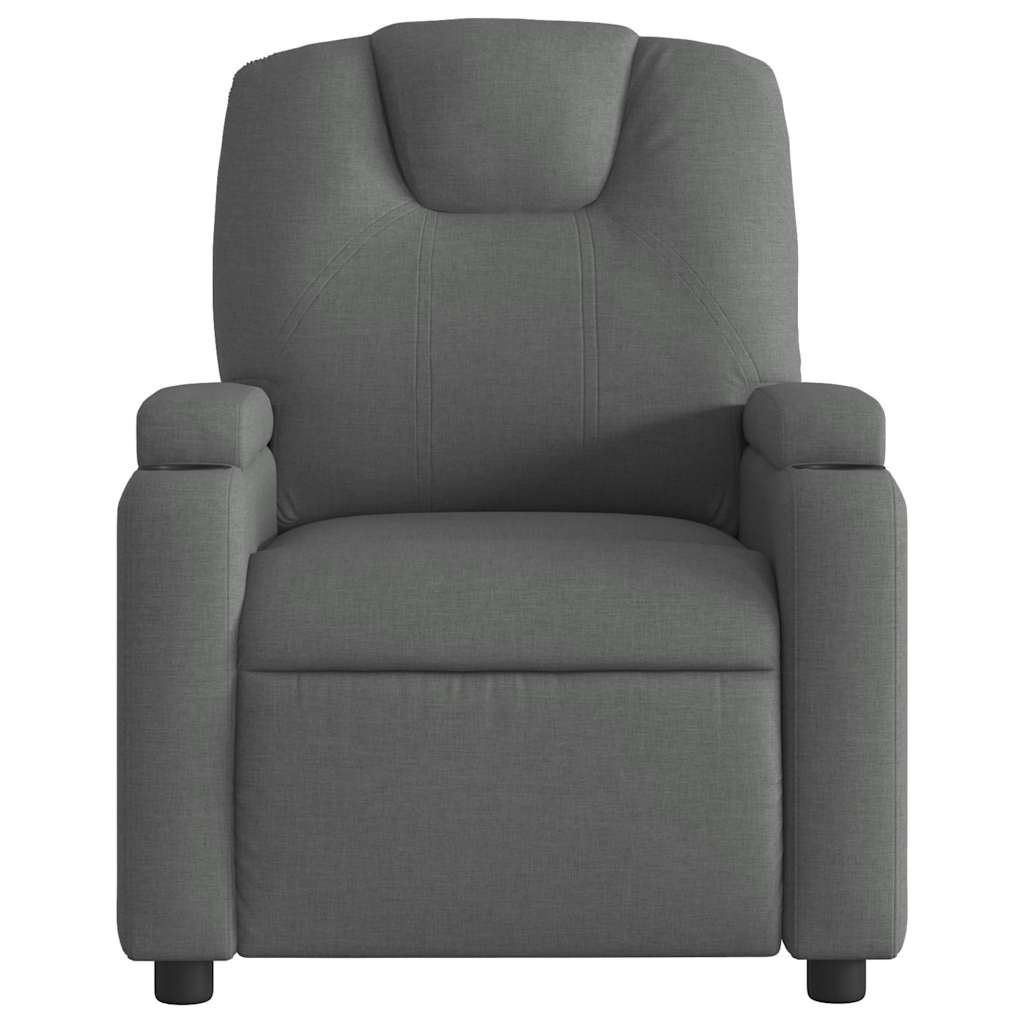 Relaxsessel Elektrisch Hellgrau Stoff