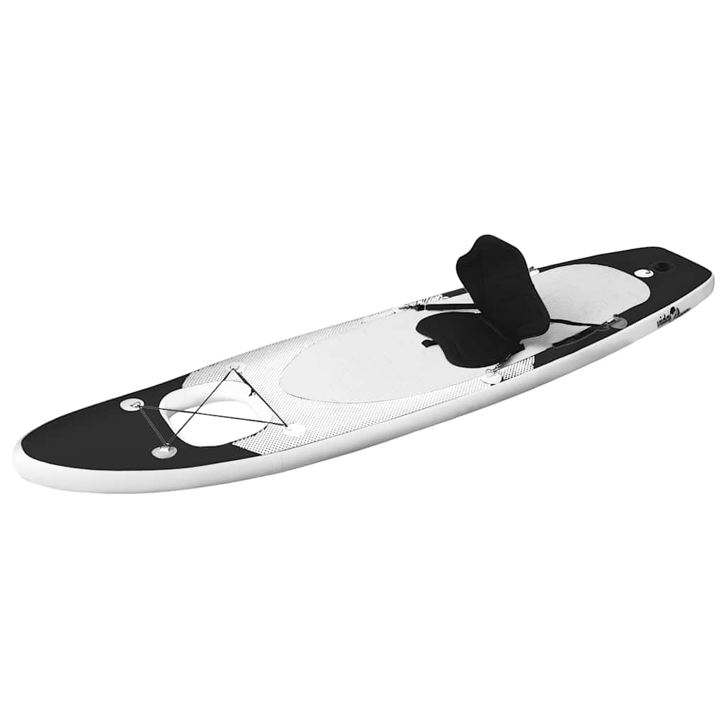 SUP-Board-Set Aufblasbar Blau 300x76x10 cm