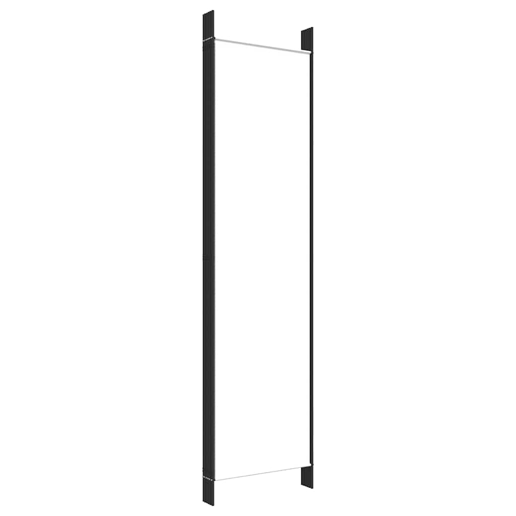 3-tlg. Paravent Schwarz 150x200 cm Stoff