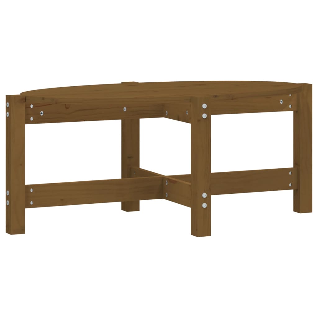 Couchtisch 118x63x45 cm Massivholz Kiefer