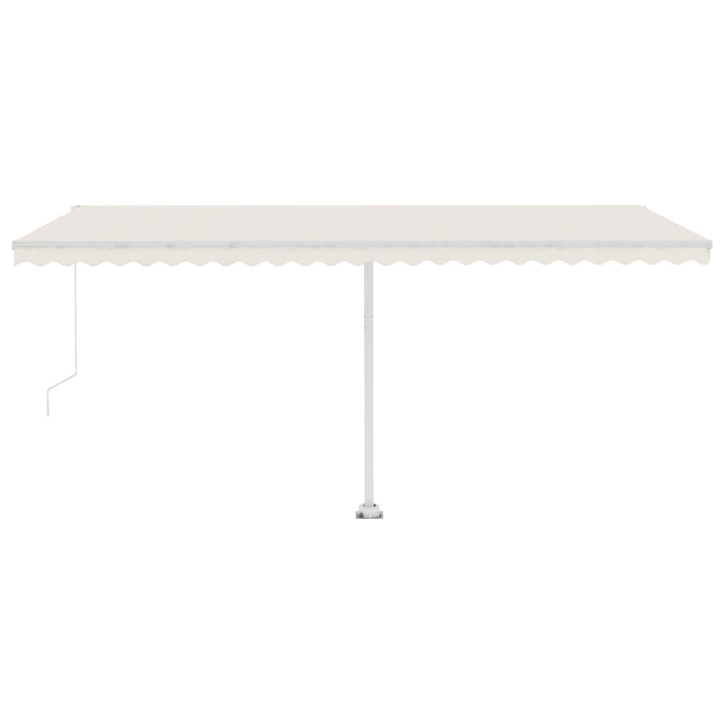 Standmarkise Manuell Einziehbar 300x250 cm Creme