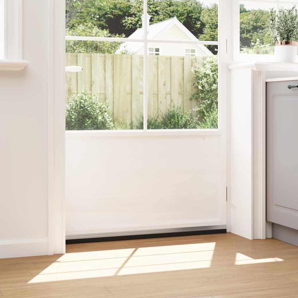 Selbstklebende Türbürstendichtungen 2 pcs Braun 100 cm