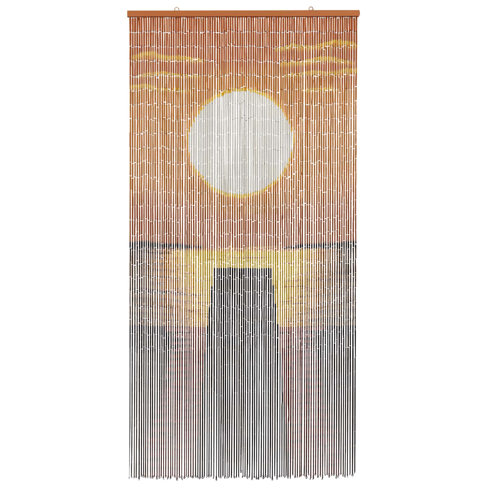 Insekten-Türvorhang Bambus Druck 90x220 cm Bambus