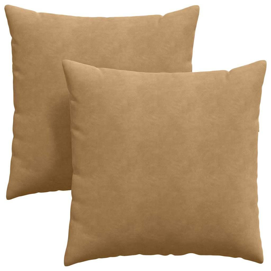 Sofakissen 2 Stück Blau 50 x 30 cm Cordstoff