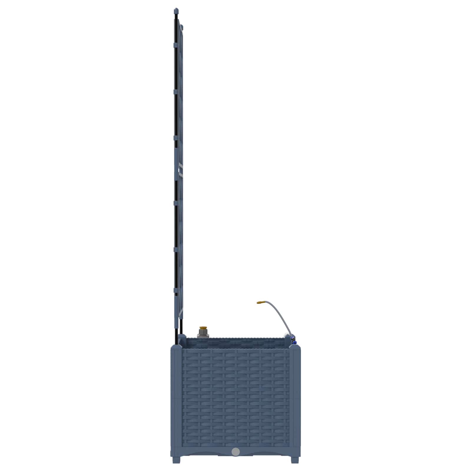 Garten-Pflanzgefäß 4 Stk. Braun 160 x 40 x 22 cm PP