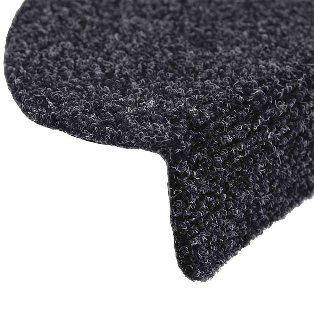 Stufenmatten Selbstklebend 15 Stk. 56x17x3 cm Hellbraun Halbrund