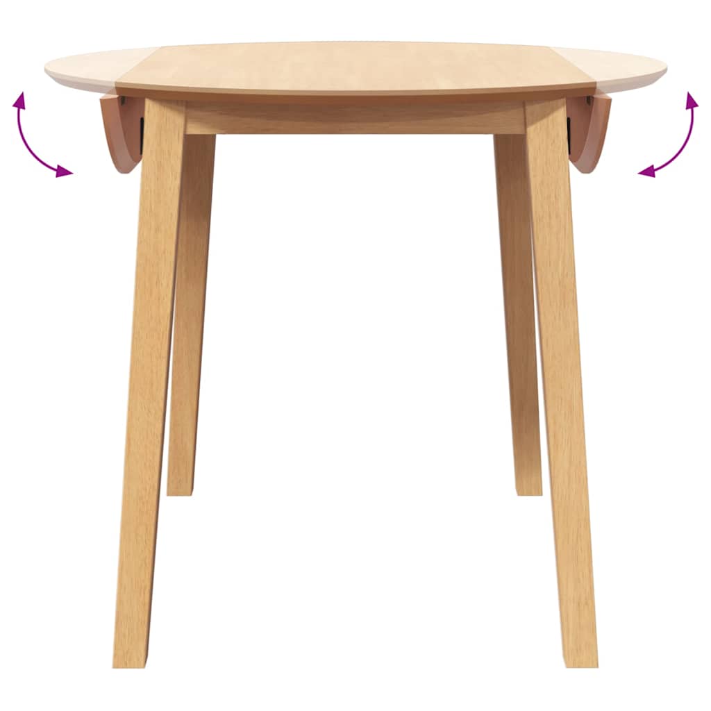 Esstisch Weiß Massivholz Gummibaumholz