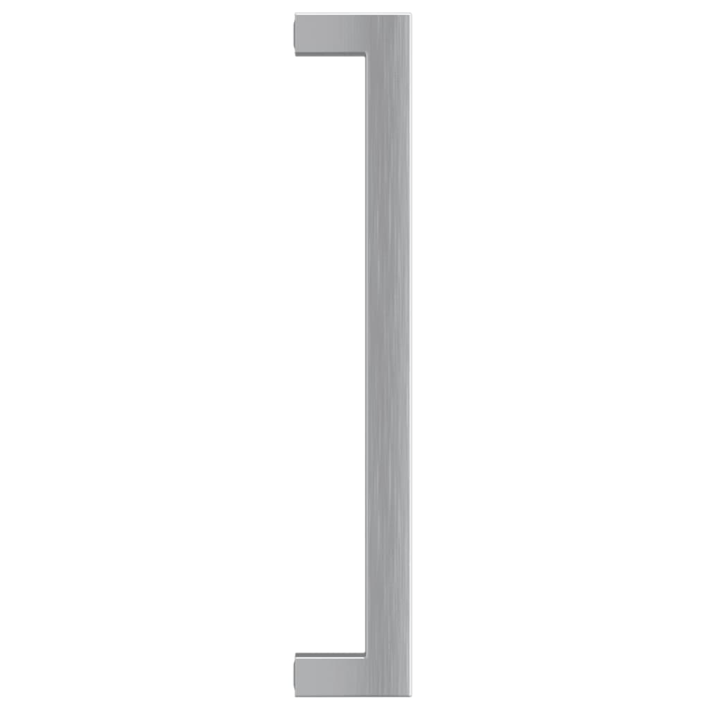 Möbelgriffe 10 Stk. Silbern 64 mm Edelstahl