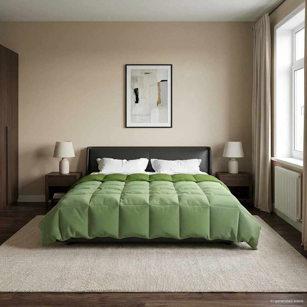 Sommerdecke Gesteppt Anthrazit 135 x 200 cm Mikrofaser