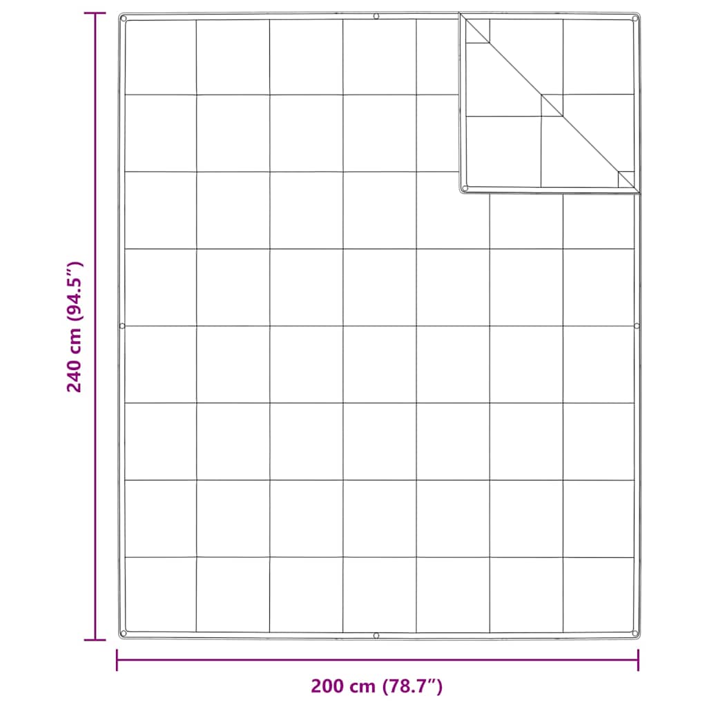 2-in-1 Bettdecke Weiß 135 x 200 cm Feder
