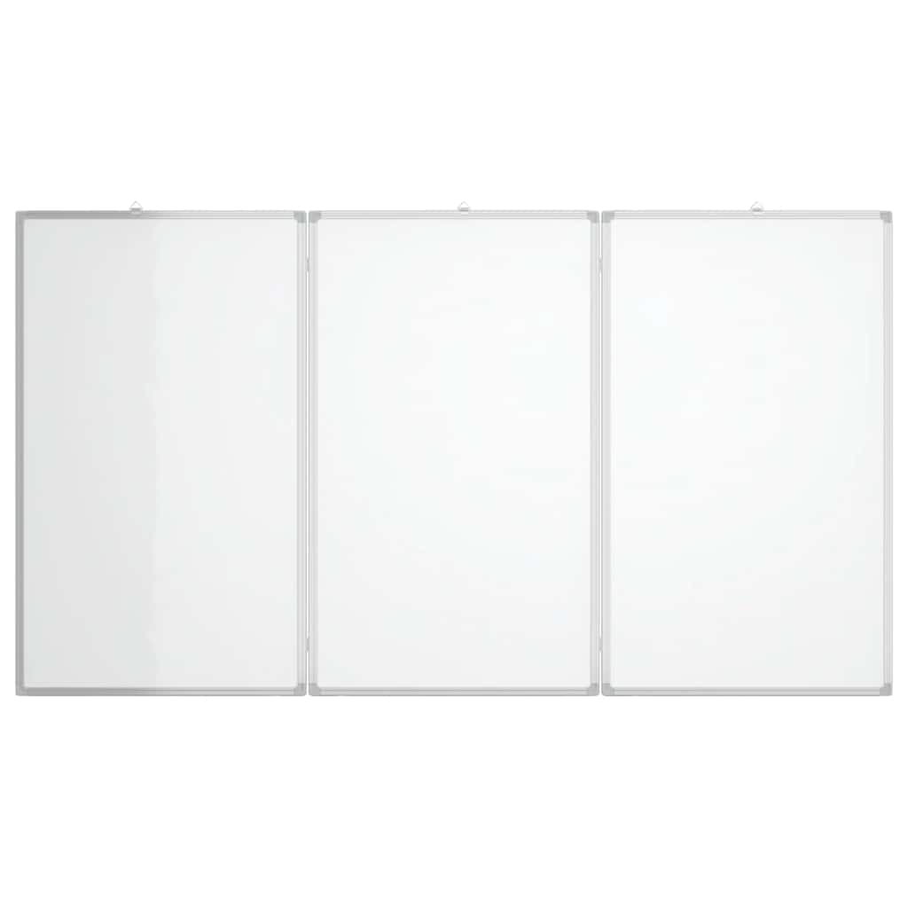 Magnetisches Whiteboard Klappbar 120x80x1,7 cm Aluminium