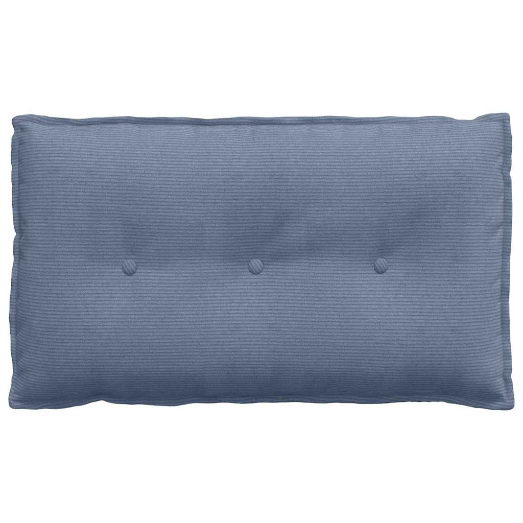 Rückenkissen Hellgrau 50 x 45 cm Cordstoff