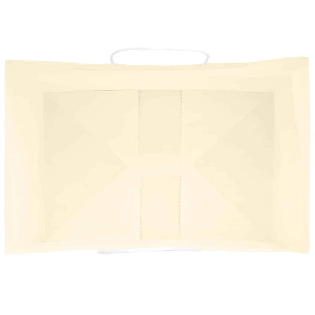 Papiertragetaschen 50 Stk. mit Henkeln Braun 21x11x36 cm