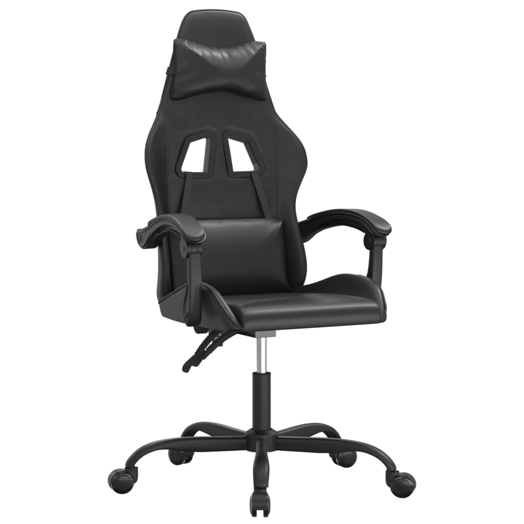 Gaming-Stuhl Drehbar Schwarz und Rot Kunstleder