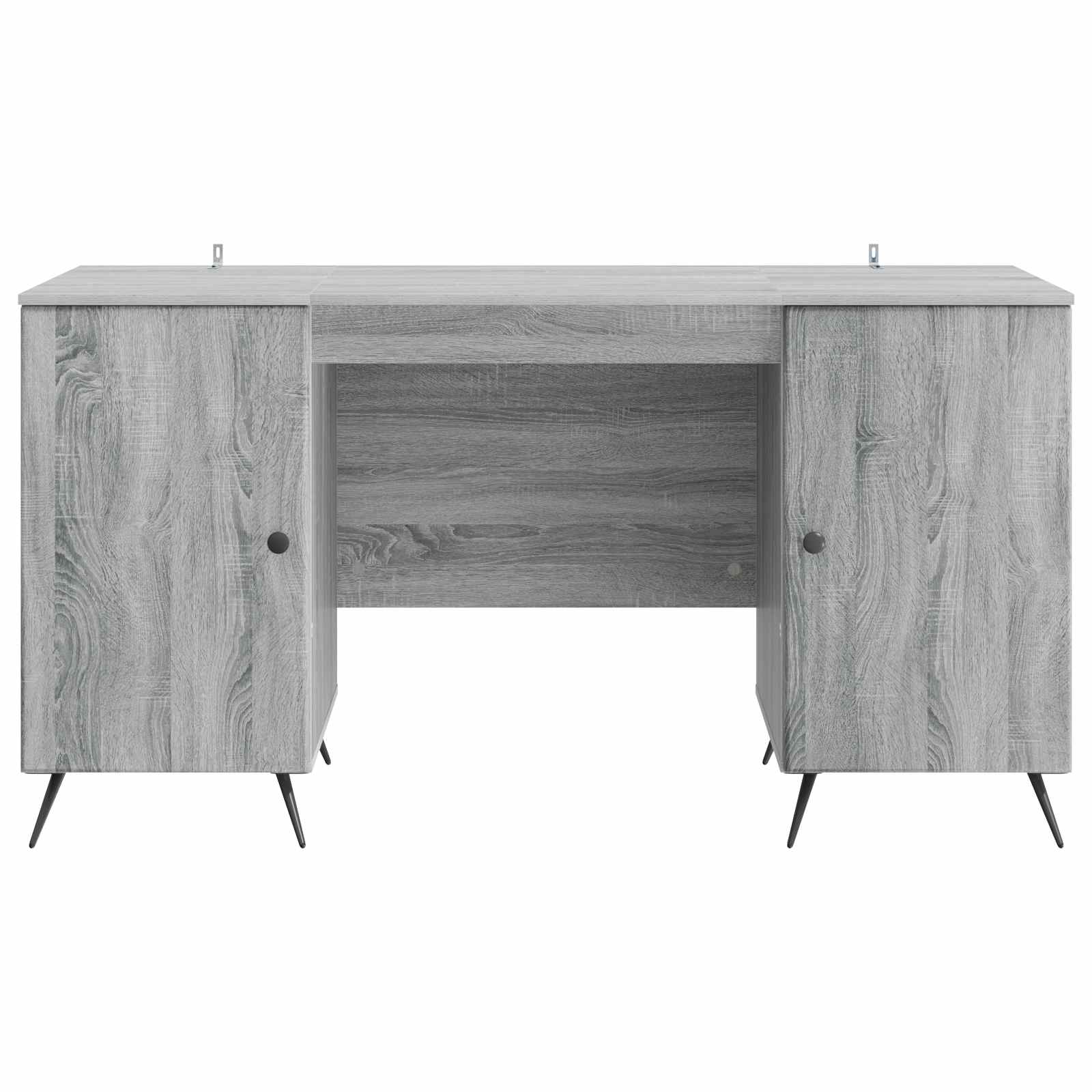 Schreibtisch mit Regal Schwarz 142,5 x 50 x 75 cm Holzwerkstoff