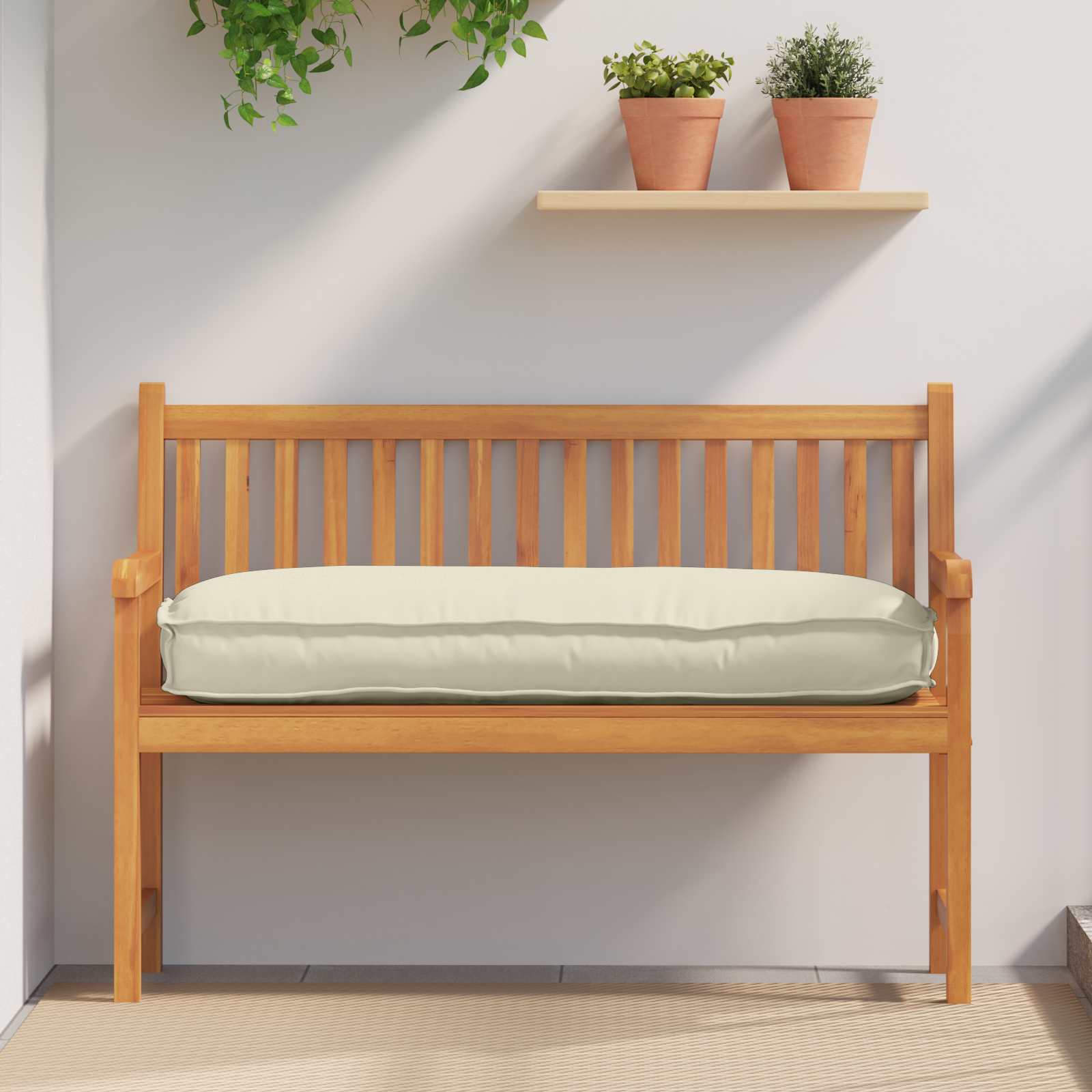 Kissen Anthrazit 120 x 50 x 12 cm Oxford-Stoff