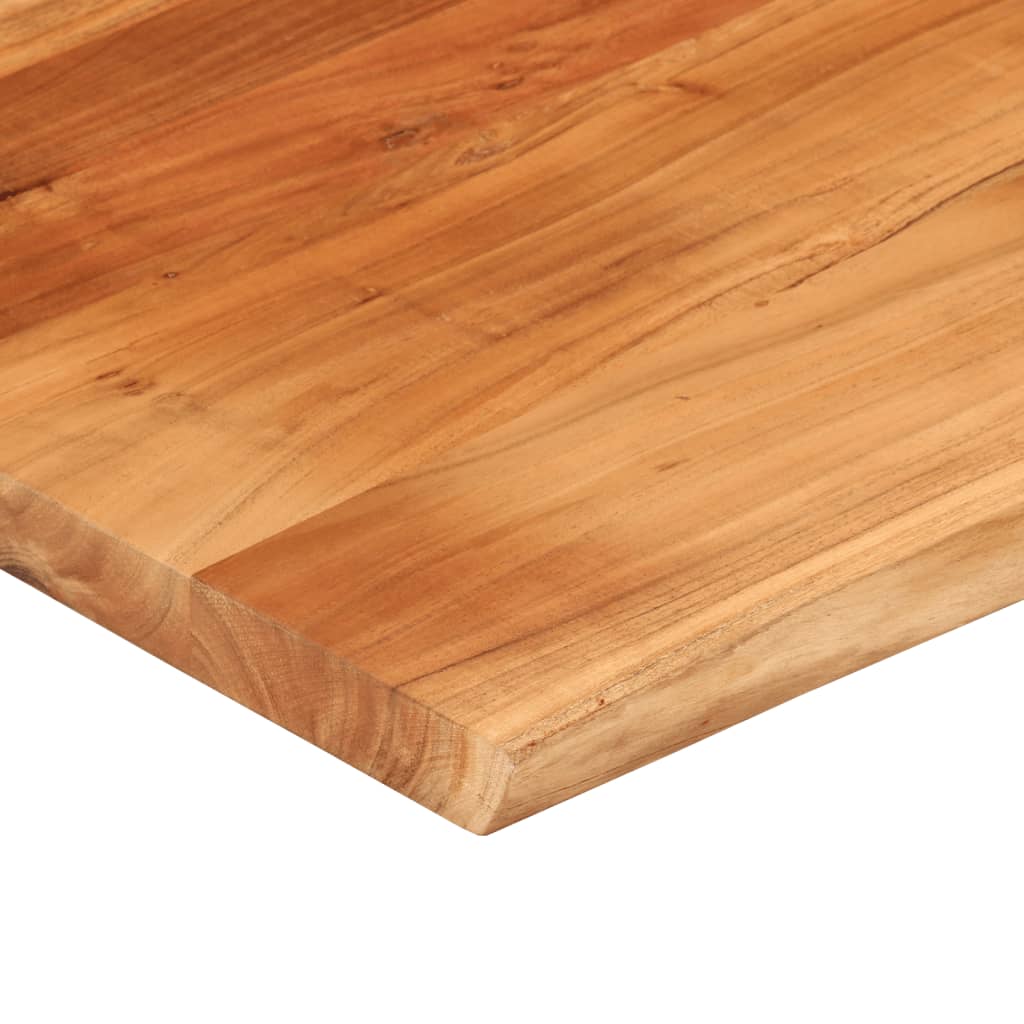 Wandregal 40x20x2,5 cm Rechteckig Massivholz Akazie Baumkante