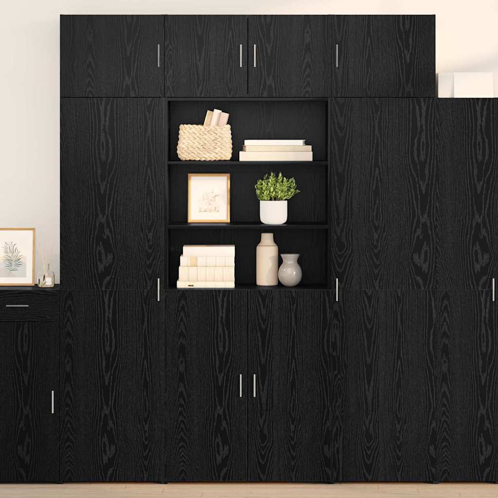 Highboard Altholz 80 x 42,5 x 185 cm Holzwerkstoff