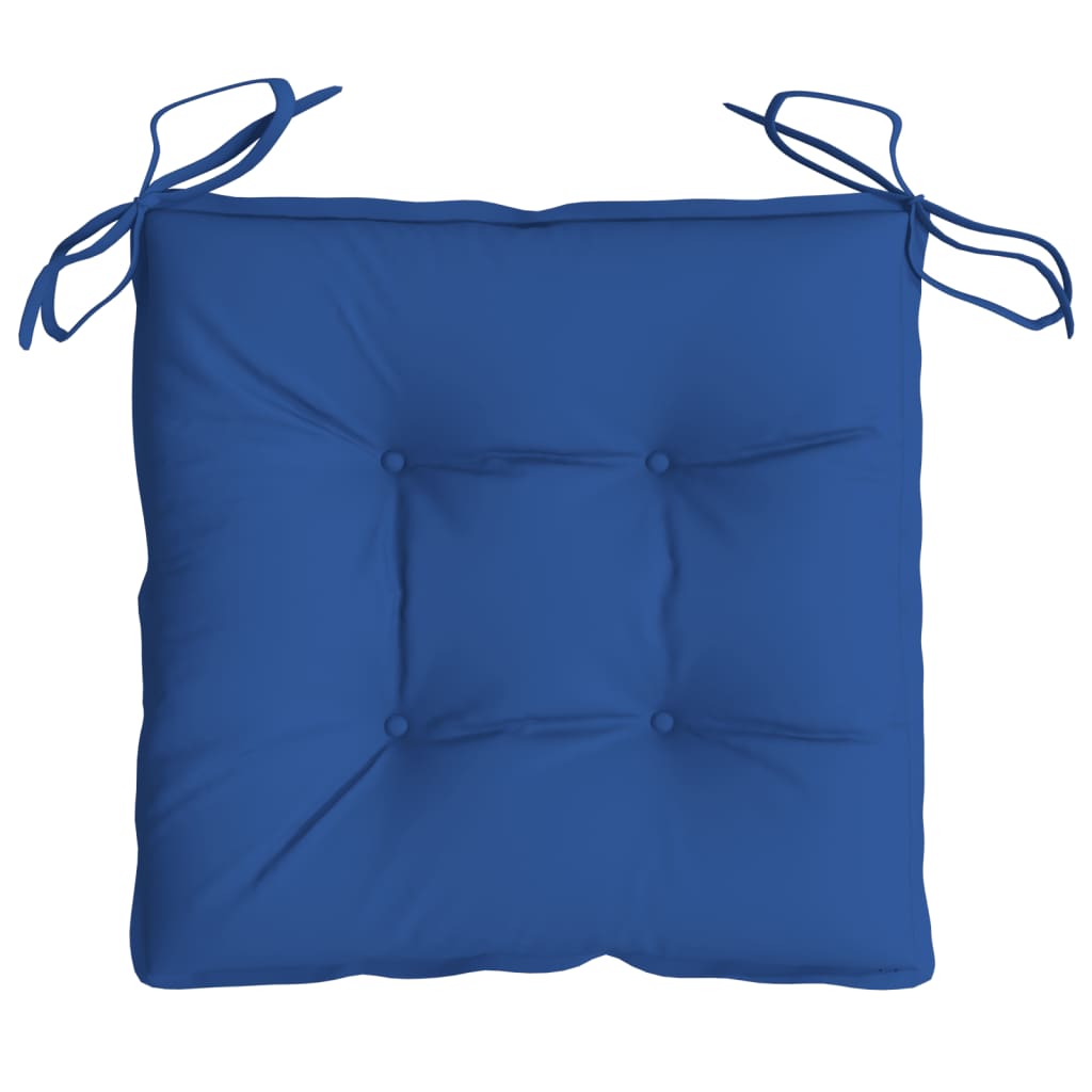 Stuhlkissen 4 Stk. Hellblau 40x40x7 cm Oxford-Gewebe