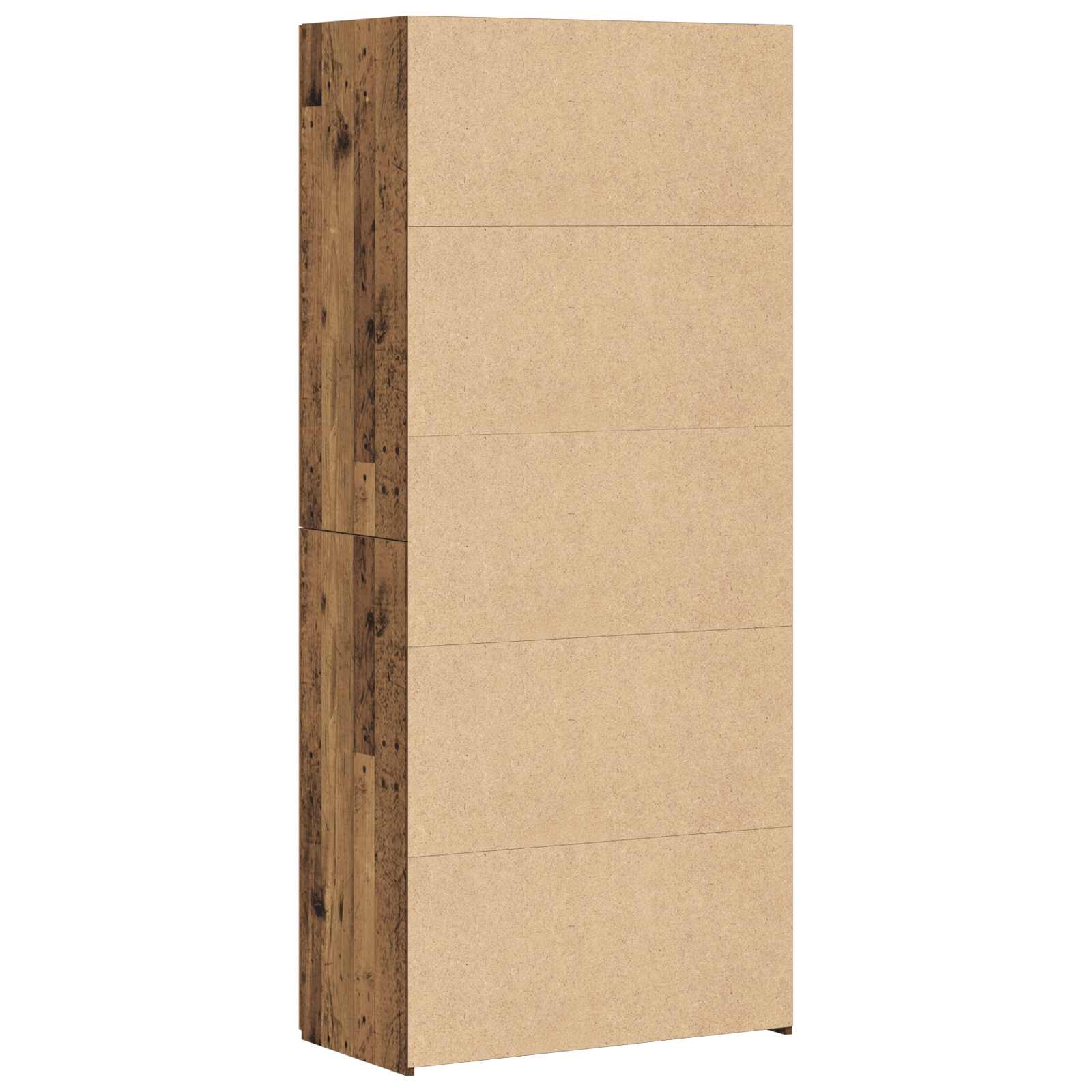Highboard 2 pcs Artisan-Eiche 80 x 42 x 185 cm