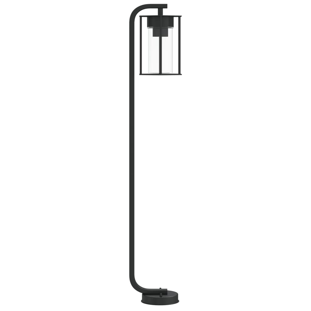 Wegeleuchten 3 Stk. Schwarz 60 cm Edelstahl