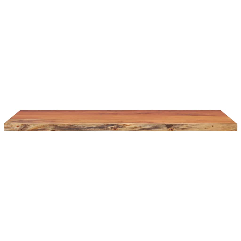 Wandregal 40x20x2,5 cm Rechteckig Massivholz Akazie Baumkante